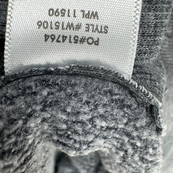 Stone Brewing V-Neck Striped Hoodie Sweatshirt Womens XL Gray Rough Seam - Picture 9 of 11